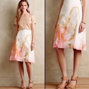 Anthropologie Colorful Women's Skirt